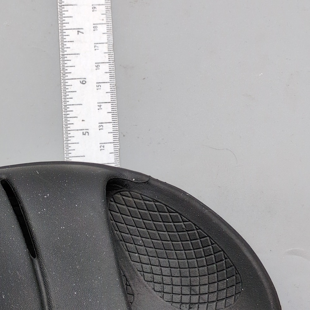 OOFOS Black Recovery Slide Sandal, men size 6/women size 8 good condition - Picture 4 of 10